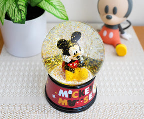 Disney Mickey Mouse Light-Up Collectible Snow Globe | 6 Inches Tall