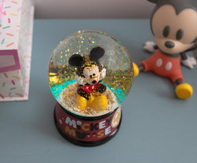 Disney Mickey Mouse Light-Up Collectible Snow Globe | 6 Inches Tall