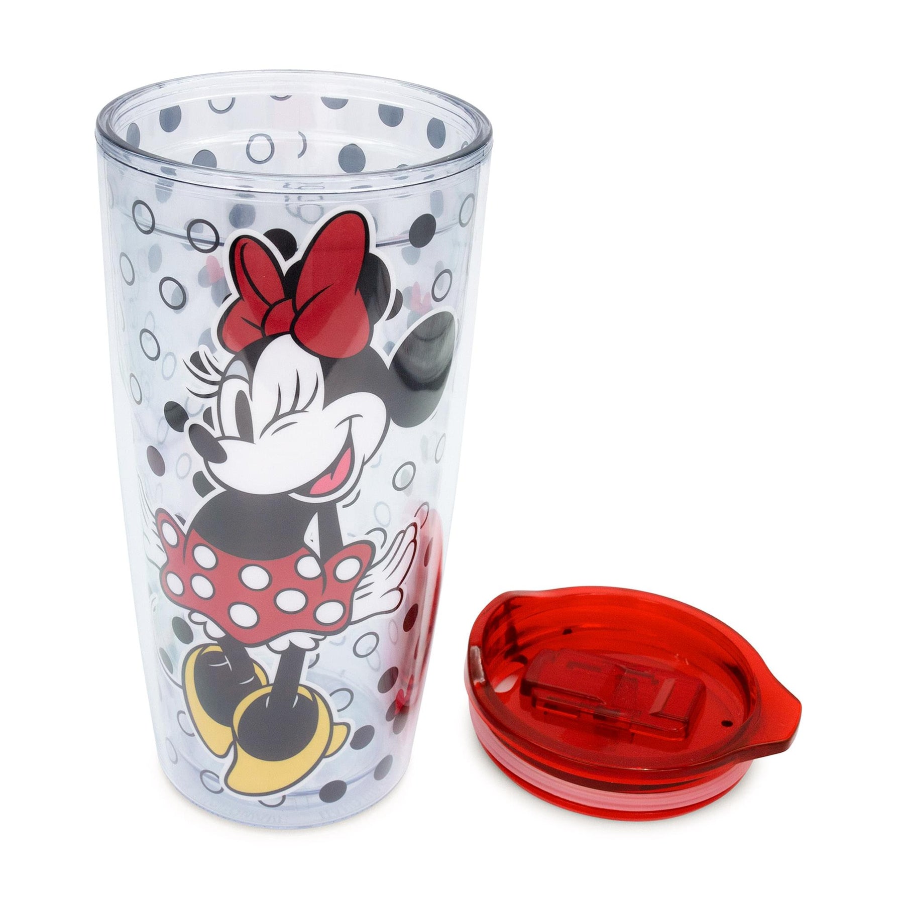 Disney Minnie Mouse Travel Tumbler with Slide Close Lid | Holds 20 Ounces