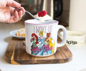 Disney Princess "I Woke Up Like This" Ceramic Camper Mug | Holds 20 Ounces