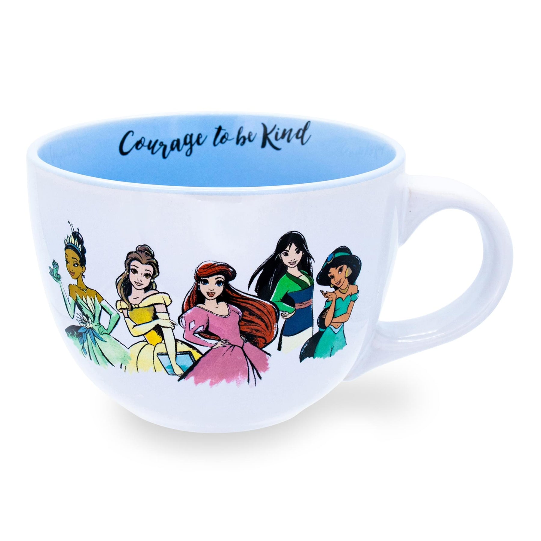 Disney Princess Royal Gathering Ceramic Soup Mug | Holds 24 Ounces