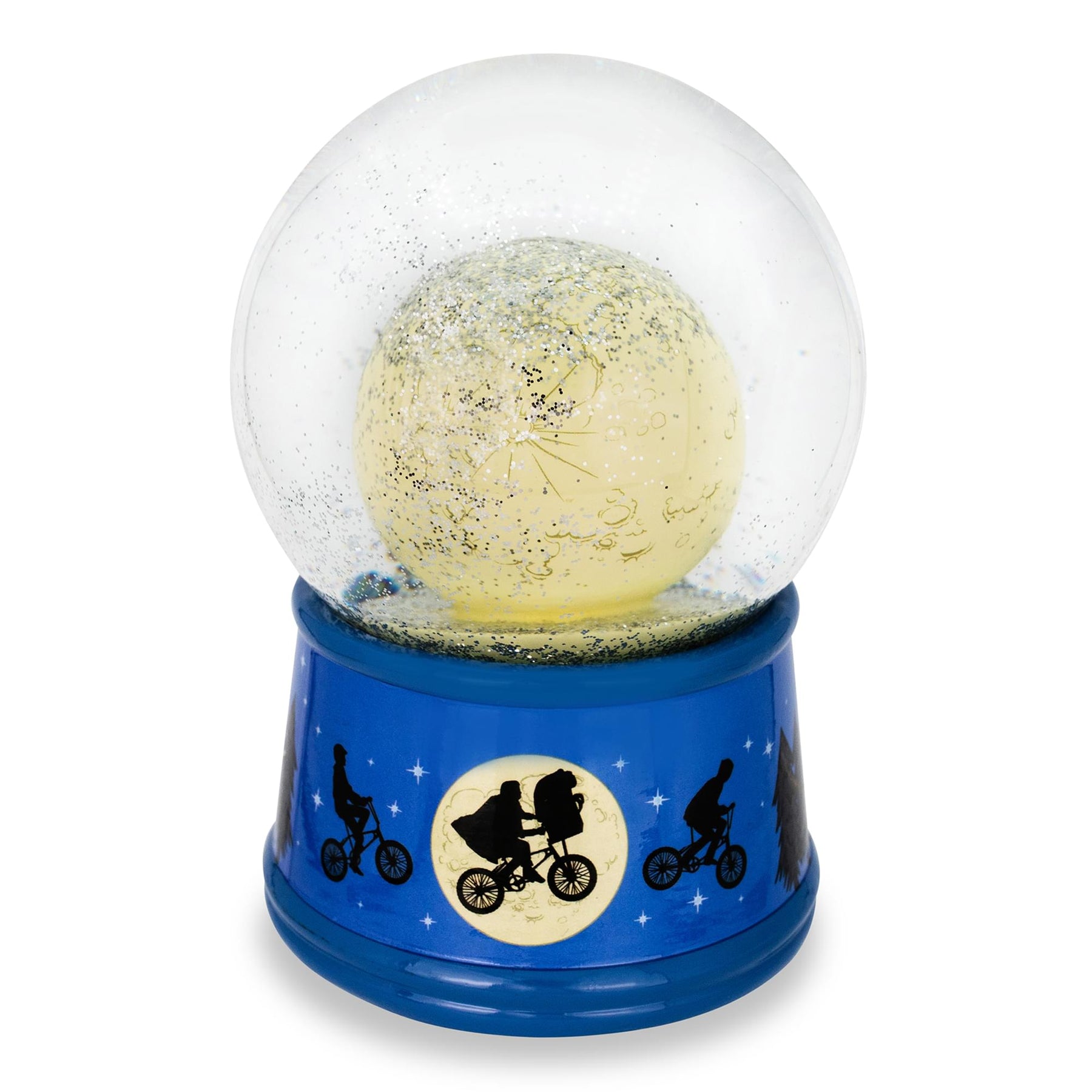 E.T. The Extra-Terrestrial Bike Moon Collectible Snow Globe | 6 Inches Tall