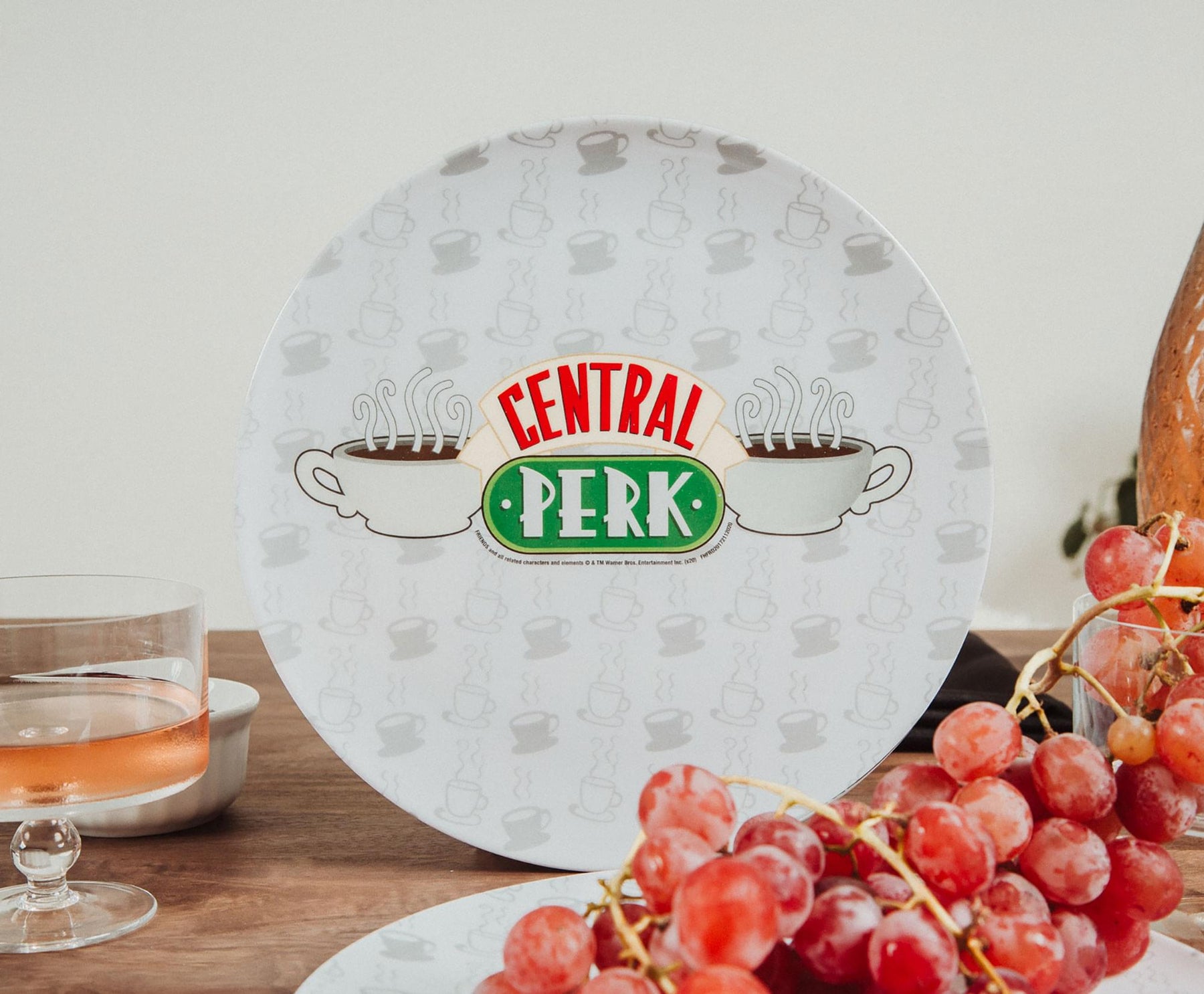 Friends Central Perk Logo 10-Inch Melamine Dinner Plates | Set of 4