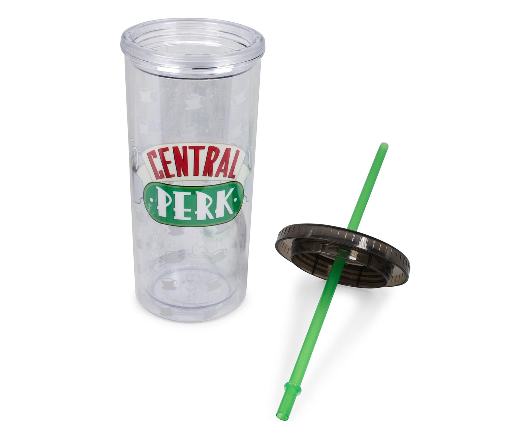 Friends Central Perk Cold Cup with Lid and Straw | Holds 20 Ounces