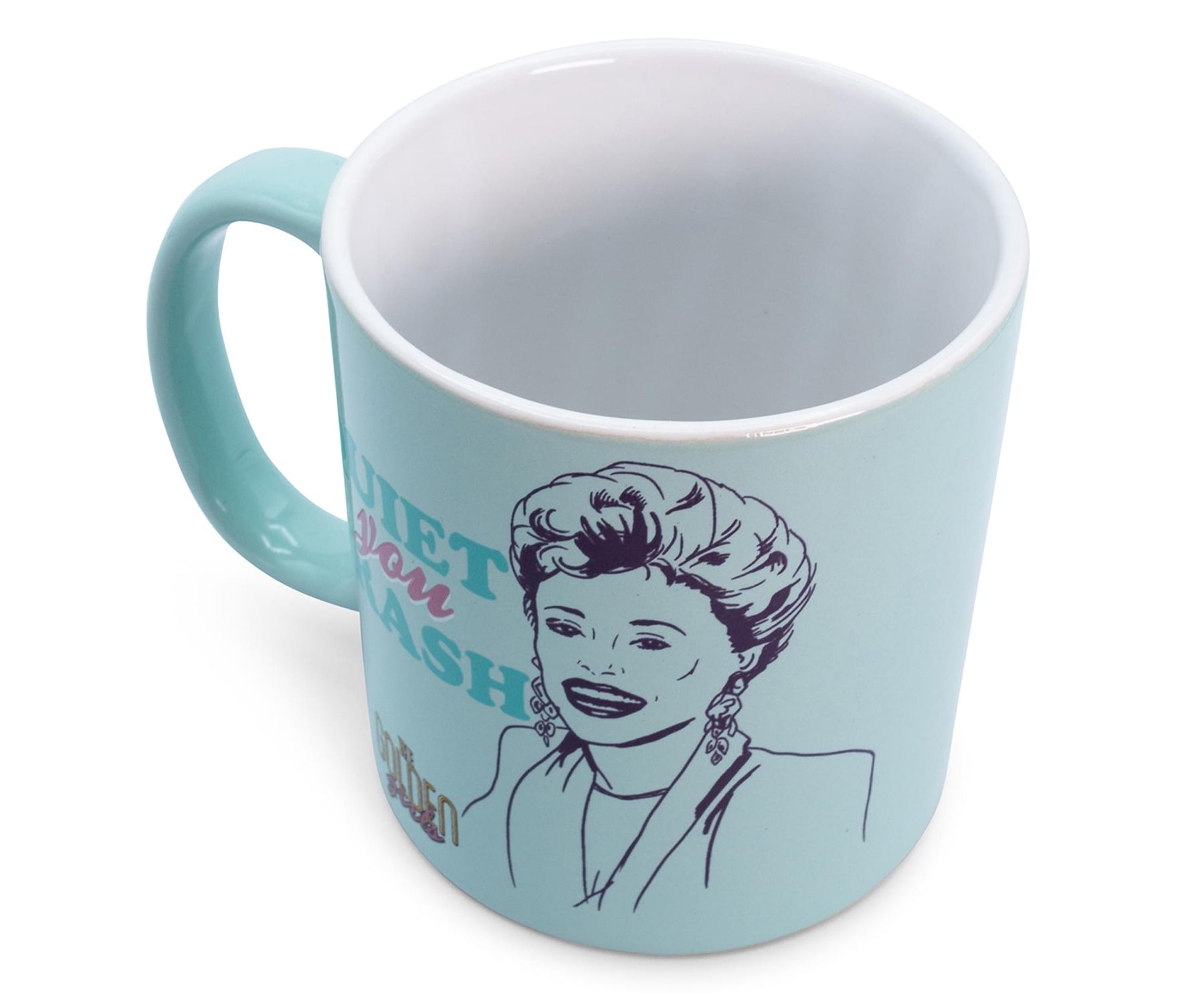 The Golden Girls "Quiet You Trash" Ceramic Mug | Holds 20 Ounces