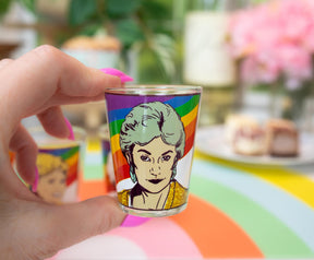 The Golden Girls Rainbow 1.5-Ounce Mini Glasses | Set of 4