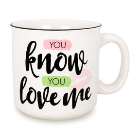 Gossip Girl "You Know You Love Me" Ceramic Camper Mug | Holds 20 Ounces