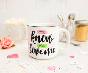 Gossip Girl "You Know You Love Me" Ceramic Camper Mug | Holds 20 Ounces