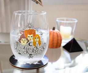 Disney Hocus Pocus Amuck Stemless Glass | Holds 20 Ounces