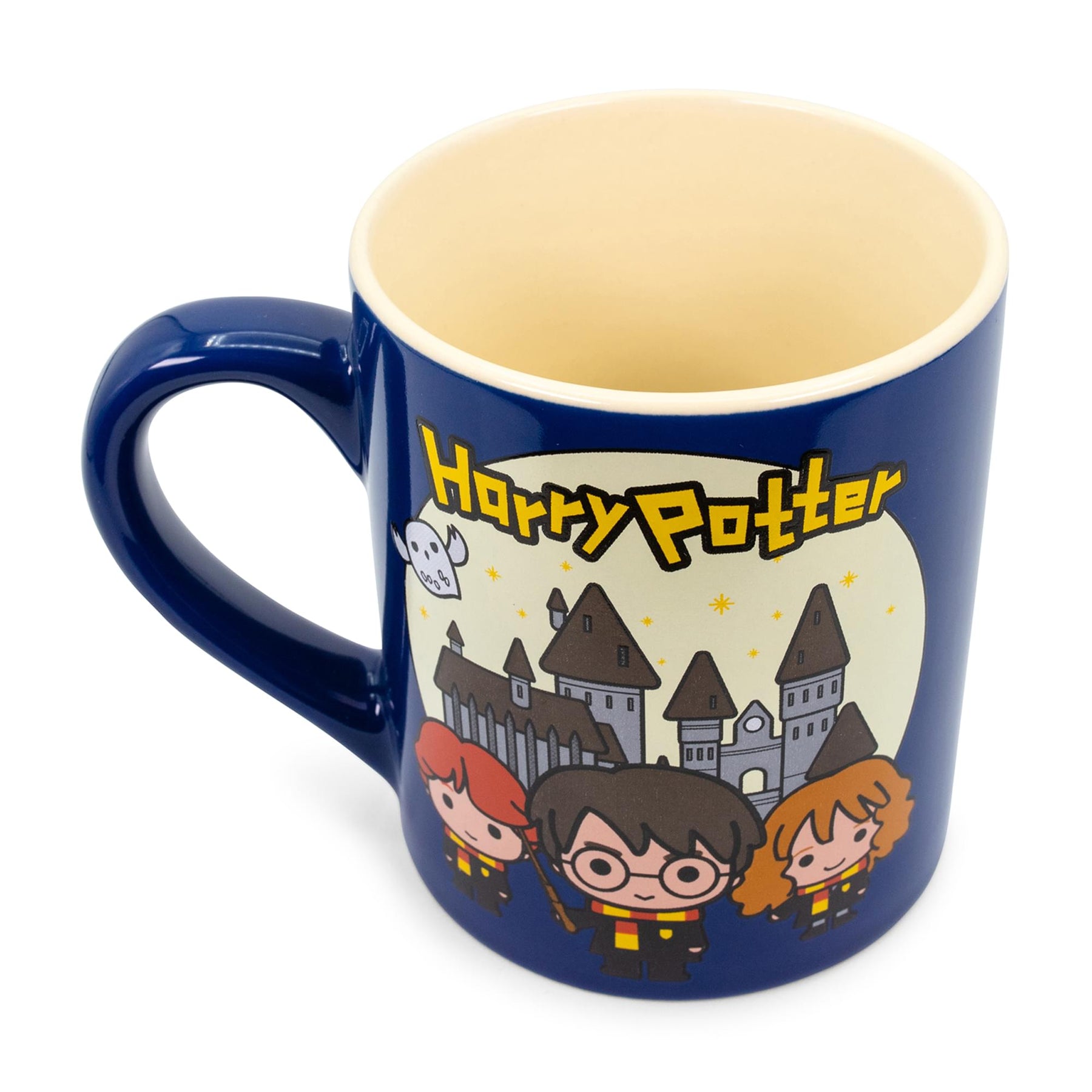 Harry Potter Chibi Trio Scene Ceramic Mug | Holds 14 Ounces