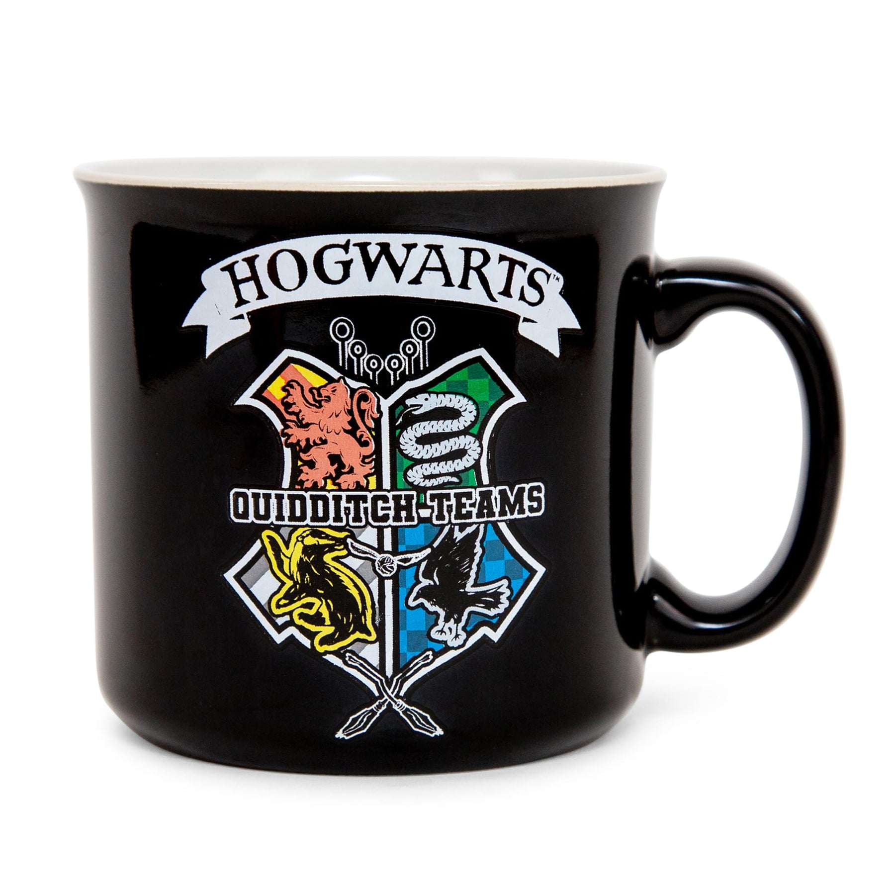 Harry Potter Quidditch Crest Ceramic Camper Mug | Holds 20 Ounces