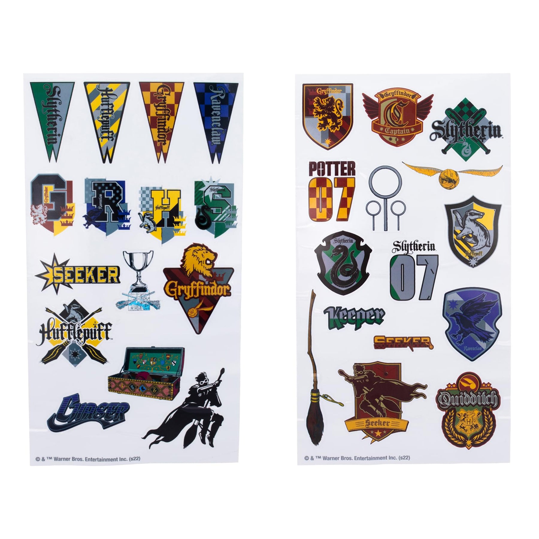 Harry Potter Quidditch 32-Ounce Water Bottle and Sticker Set 