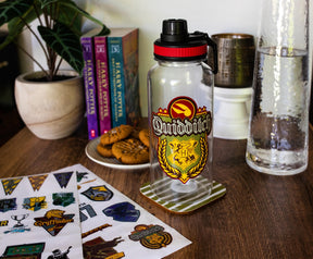 Harry Potter Quidditch 32-Ounce Water Bottle and Sticker Set