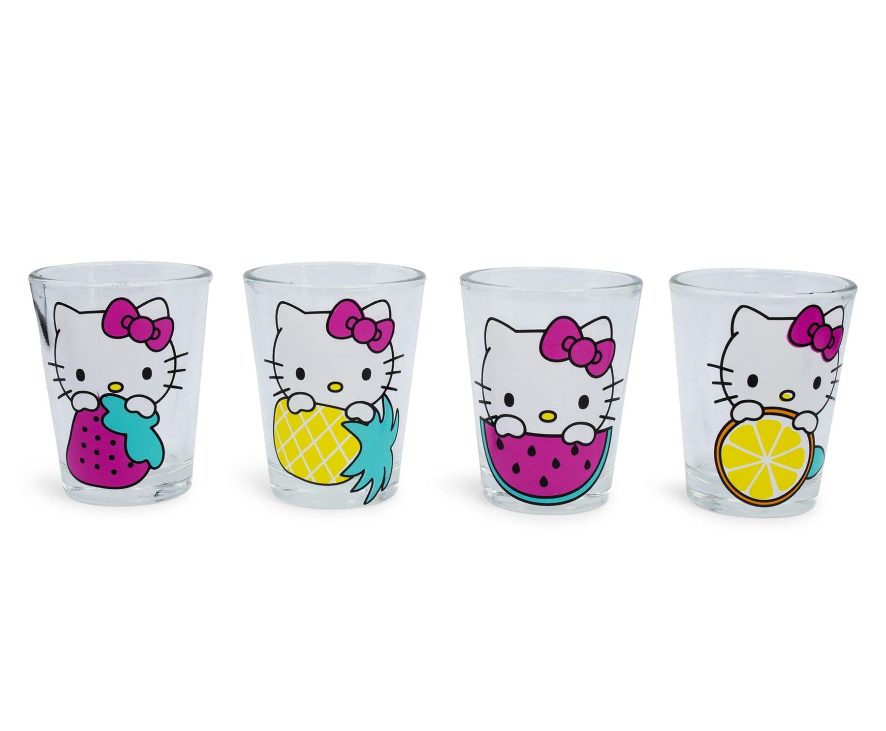 Hello Kitty 1.5-Ounce Mini Shot Glasses | Set of 4