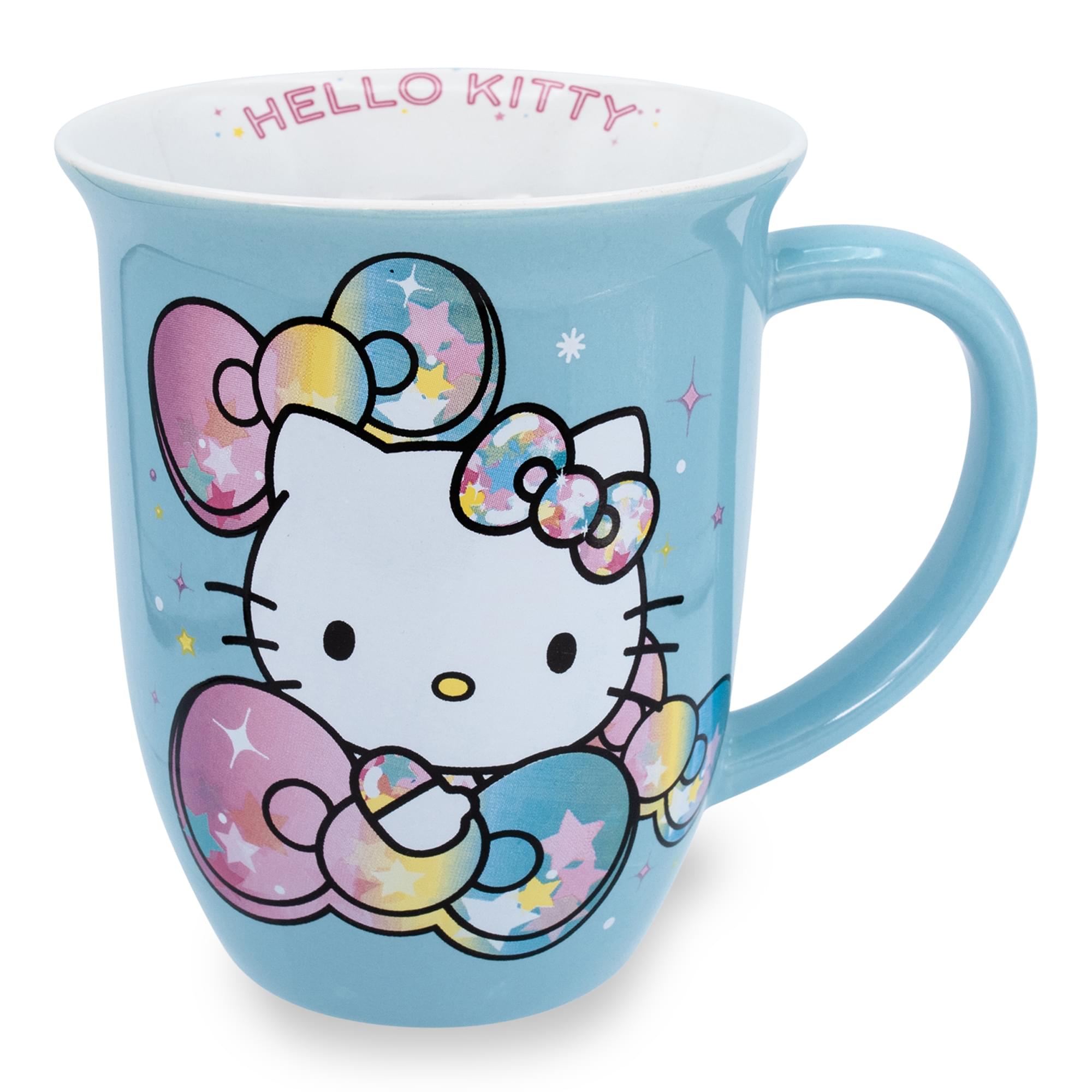 Hello Kitty Pastel 16oz Wide Rim Ceramic Mug | Free Shipping