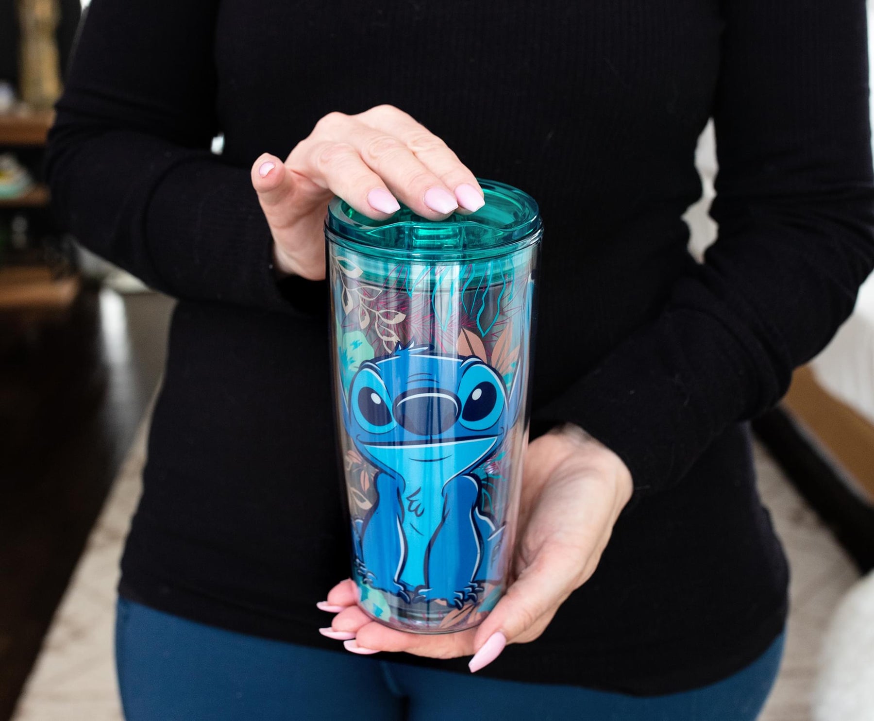 Disney Lilo & Stitch 20oz Plastic Waves Tumbler - Disney store