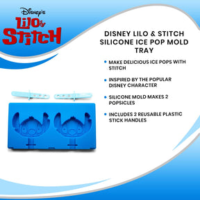 Disney Lilo & Stitch Silicone Ice Pop Mold Tray