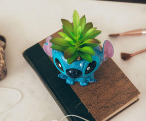 Disney Lilo & Stitch Full Body 5-Inch Ceramic Planter with Artificial Succulent