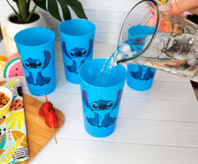 Disney Lilo & Stitch Color-Changing Plastic Cups | Set of 4