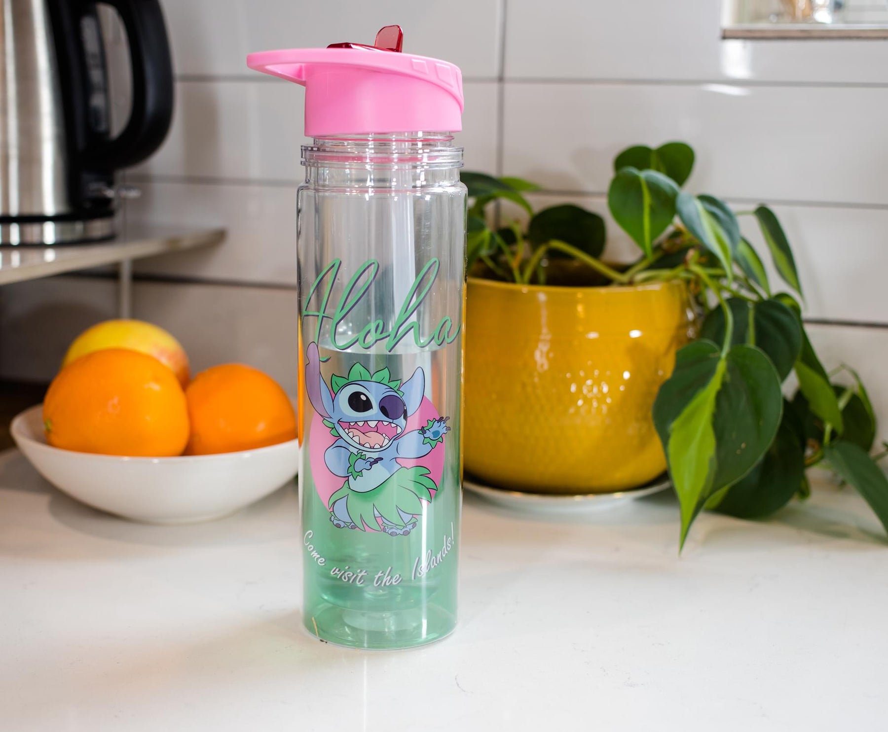 Lilo & Stitch "Aloha" Double Wall Tritan Water Bottle | Holds 18 Ounces