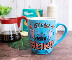 Disney Lilo & Stitch "Get Weird" Ceramic Mug | Holds 25 Ounces