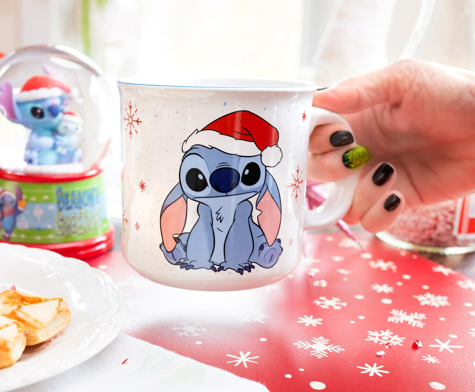 Disney Lilo & Stitch Santa Hat 20oz Camper Mug
