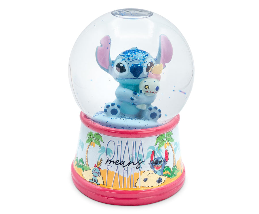 Disney Lilo & Stitch Light Up 6 Inch Snow Globe | Free Shipping