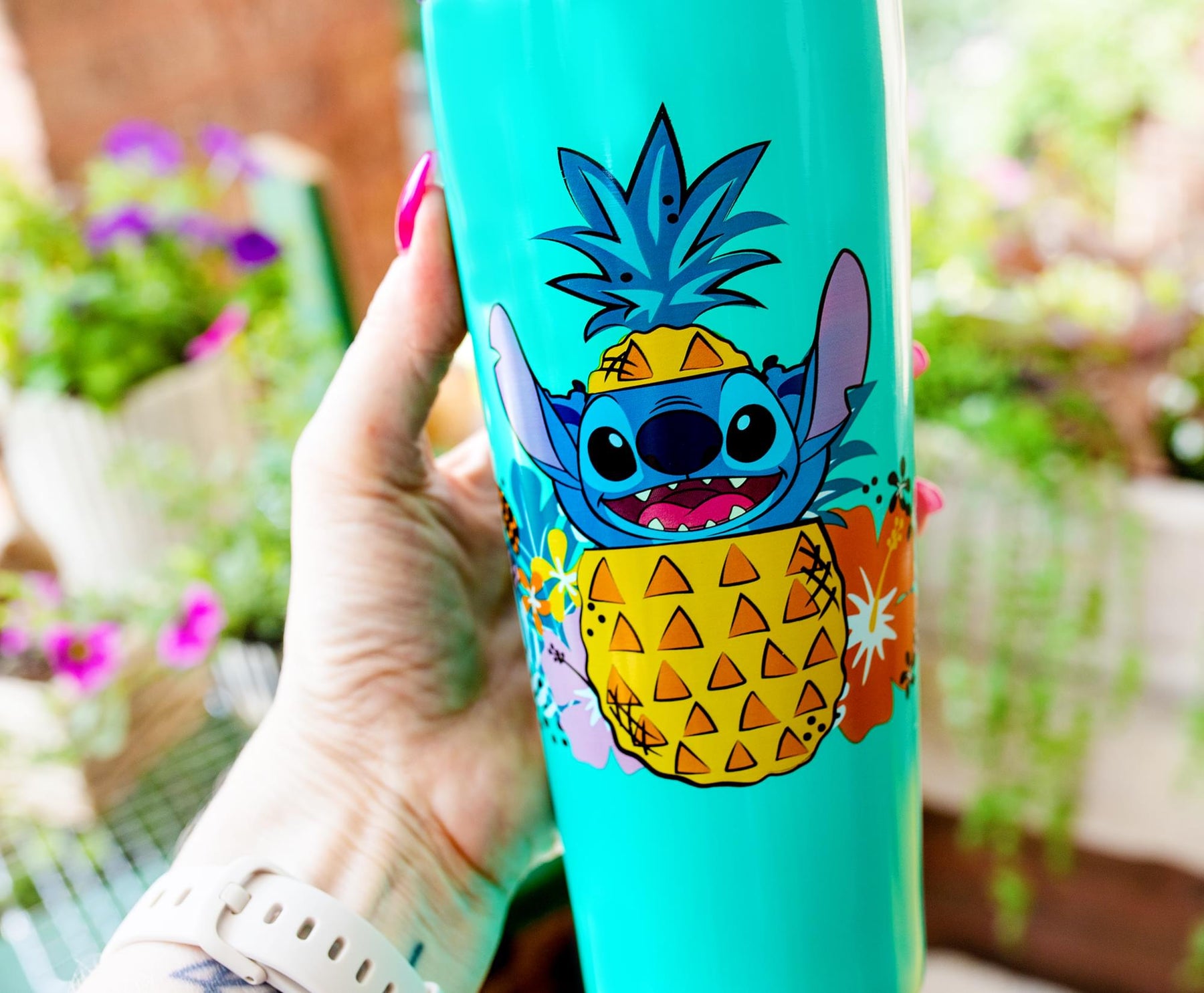 Disney Lilo And Stitch Stainless Steel Tumbler Hot Or Cold Lid Straw 22 oz