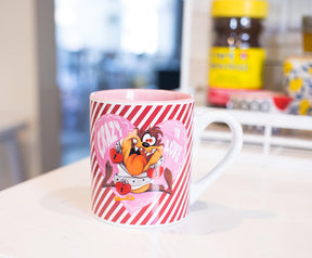 Looney Tunes Taz "Crazy In Love" Ceramic Mug | Holds 14 Ounces | Toynk Exclusive