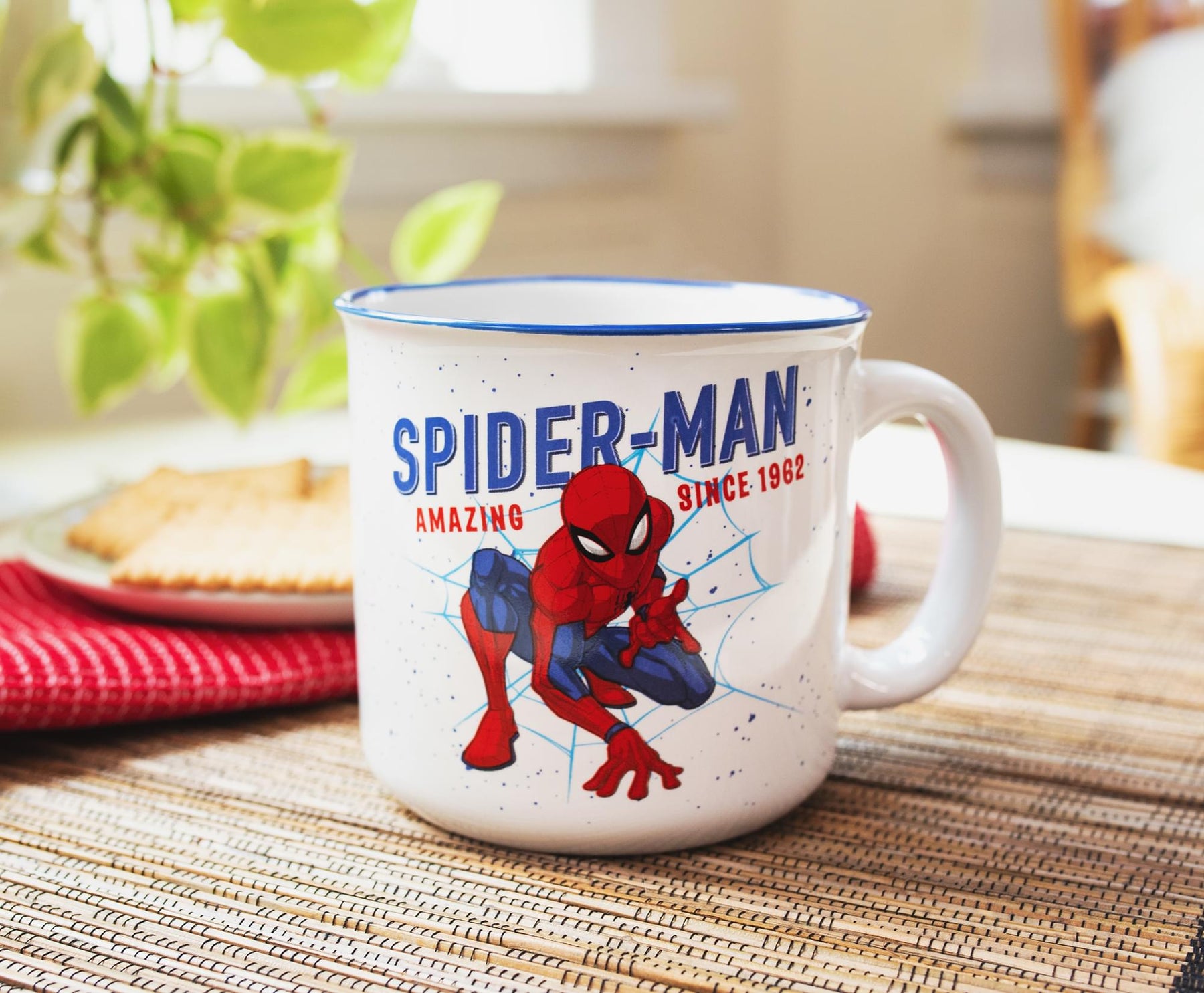 Silver Buffalo Marvel Comics Spider-Man 1962 Ceramic Camper Mug | Holds 20  Ounces