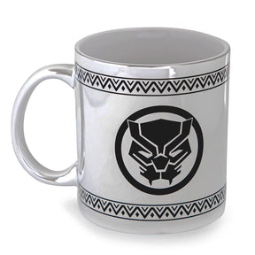 Marvel Black Panther Tribal Borders Electroplated Ceramic Mug | Holds 20 Ounces