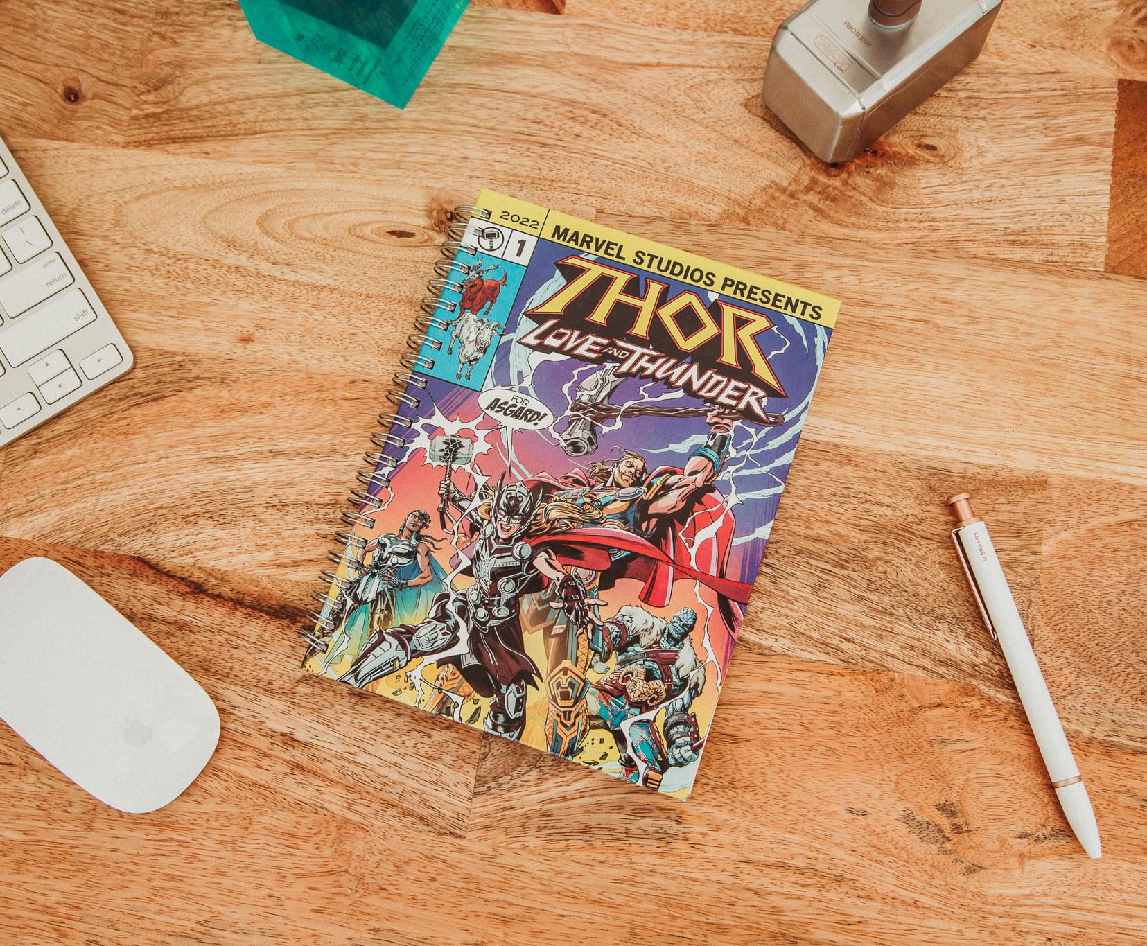 Marvel Studios Thor: Love and Thunder 80-Page Hardcover Spiral Journal