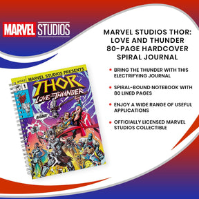 Marvel Studios Thor: Love and Thunder 80-Page Hardcover Spiral Journal