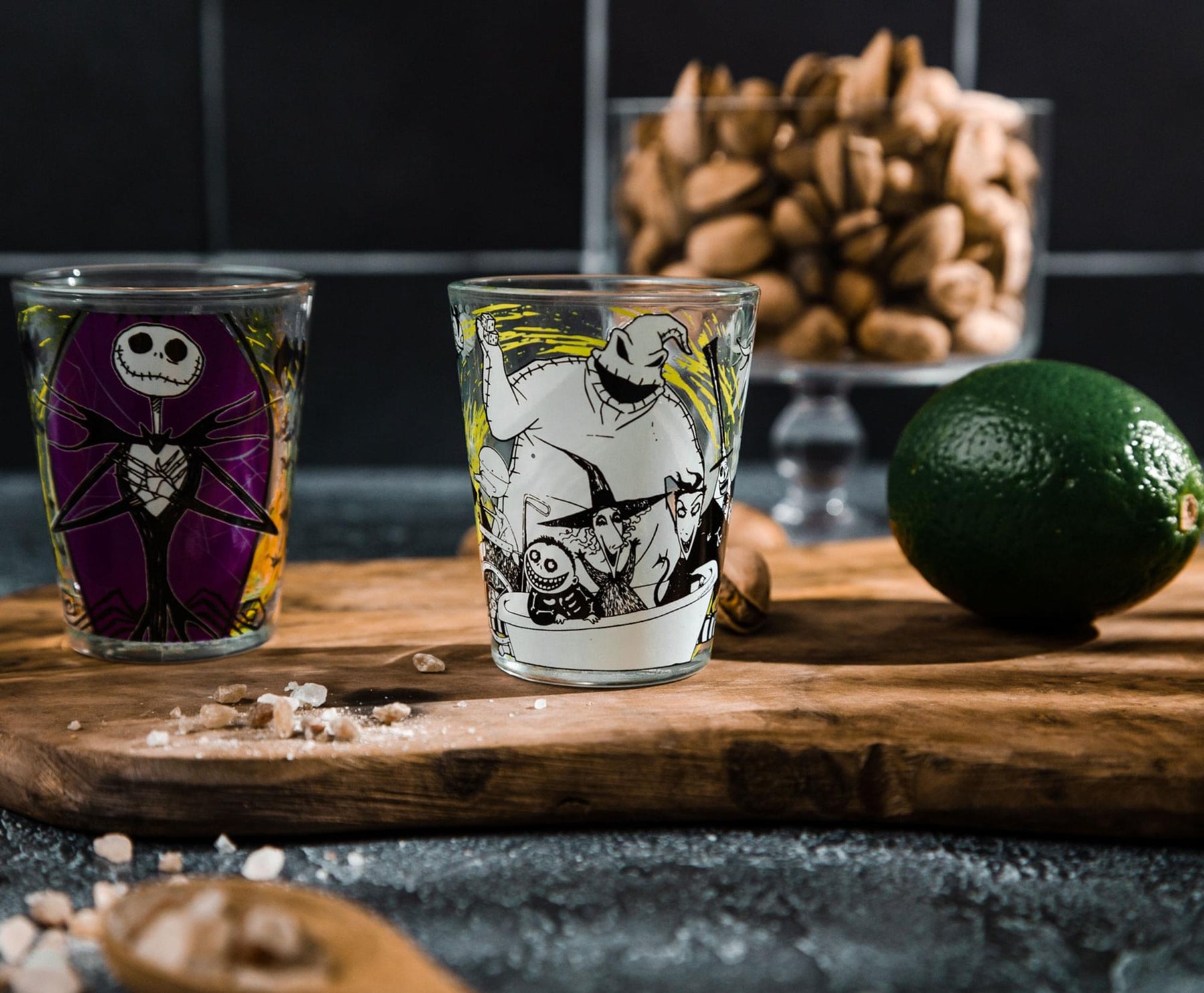 Disney Nightmare Before Christmas 4pc Mini Glass Set