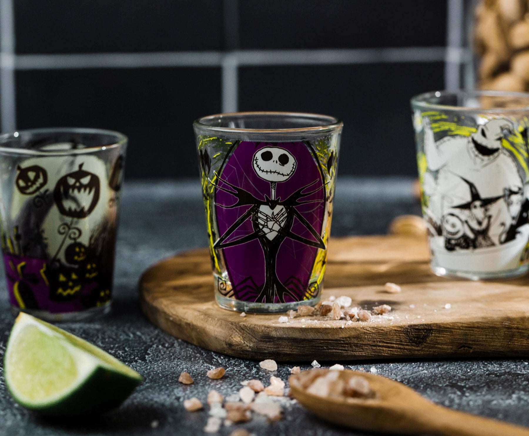 Silver Buffalo Disney The Nightmare Before Christmas Day Of The Dead  Tumbler Glasses