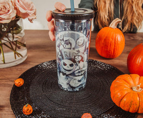 Disney The Nightmare Before Christmas Carnival Cup w/ Lid and Straw | 20 Ounces