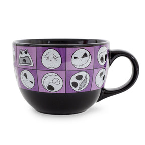 Disney Nightmare Before Christmas Jack Expressions Ceramic Soup Mug | 24 Ounces