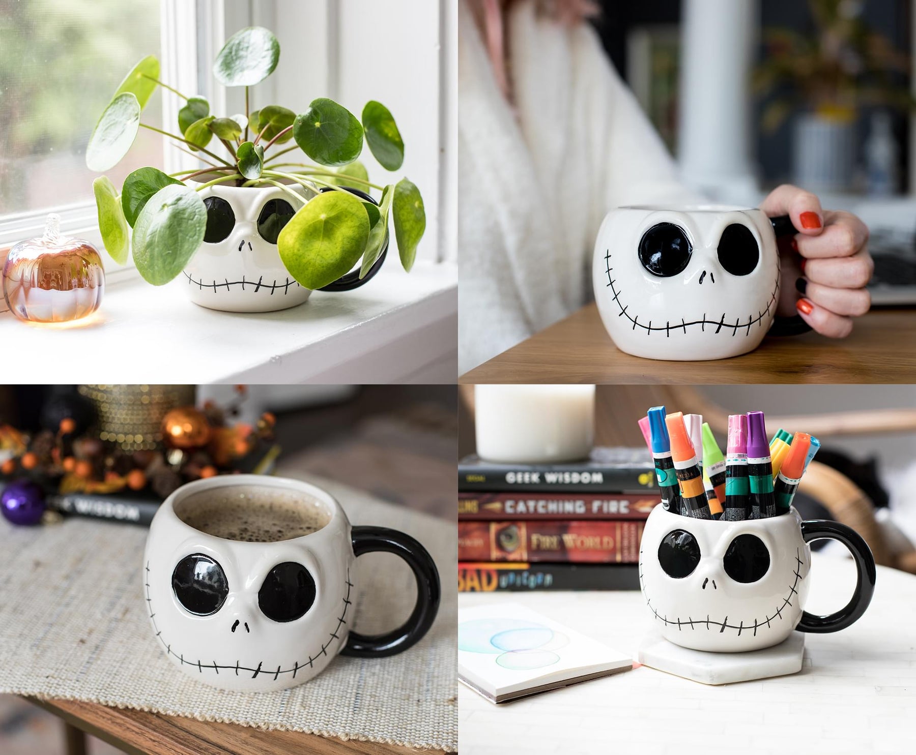 The Nightmare Before Christmas Jack Skellington Sculpted Coffee Mug | 20 Ounces