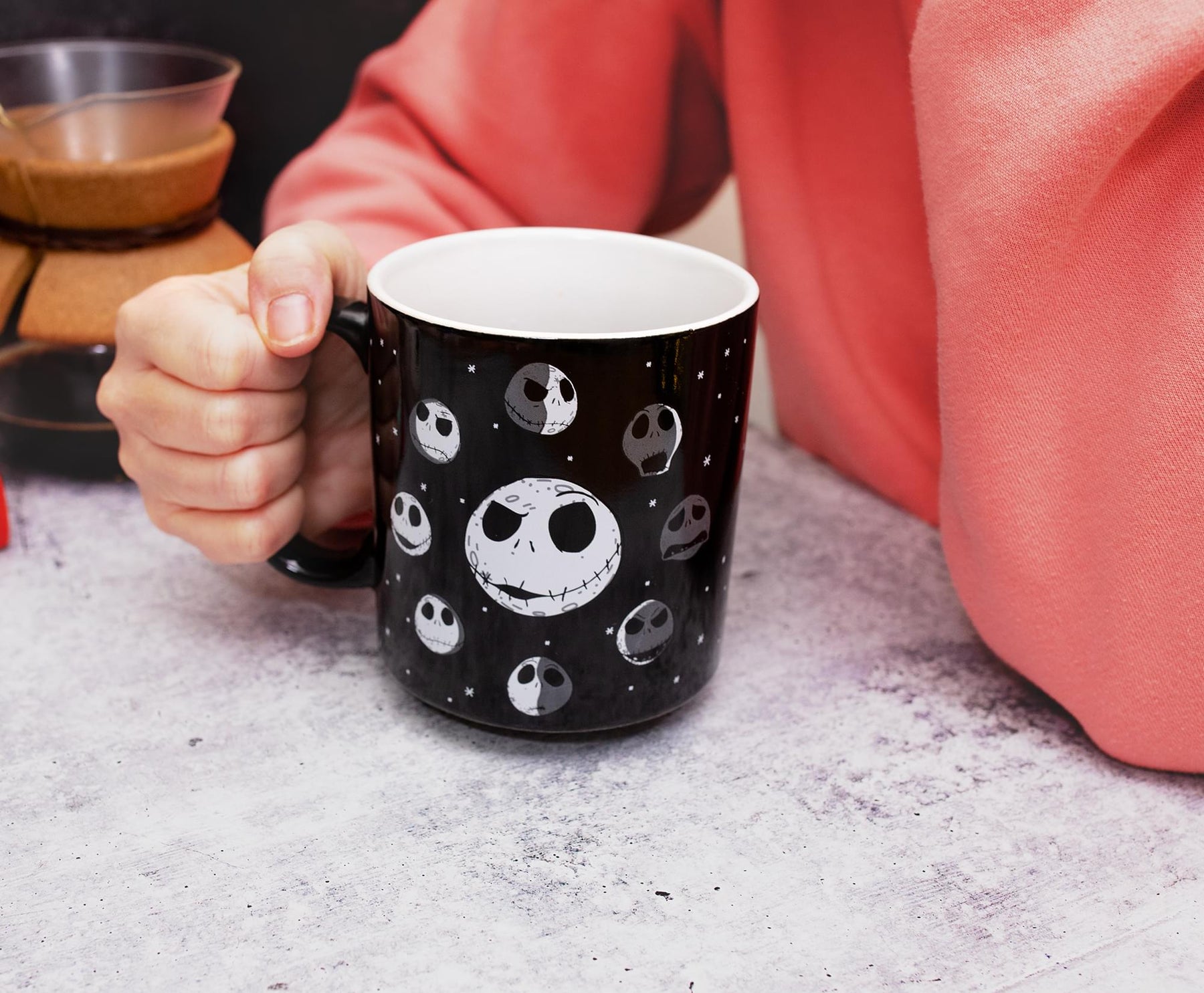 Disney The Nightmare Before Christmas Jack Moon Phases Ceramic Mug | 20 Ounces