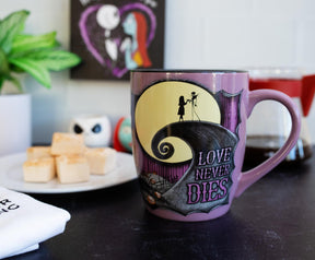 Disney The Nightmare Before Christmas "Love Never Dies" Ceramic Mug | 25 Ounces