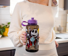 The Nightmare Before Christmas Plastic Water Bottle | Holds 34 Ounces