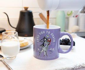 The Nightmare Before Christmas "Love You To Death" Ceramic Mug | Holds 20 Ounces