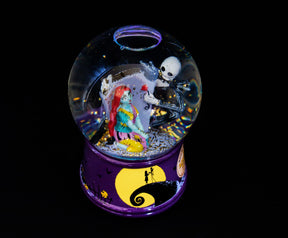 Disney Nightmare Before Christmas Jack & Sally Light-Up Snow Globe | 6 Inches