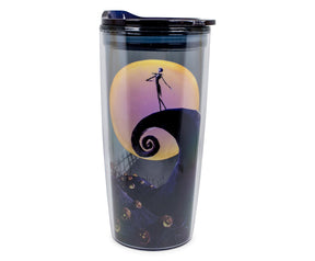 Disney Nightmare Before Christmas Jack Spiral Hill Travel Tumbler | 20 Ounces