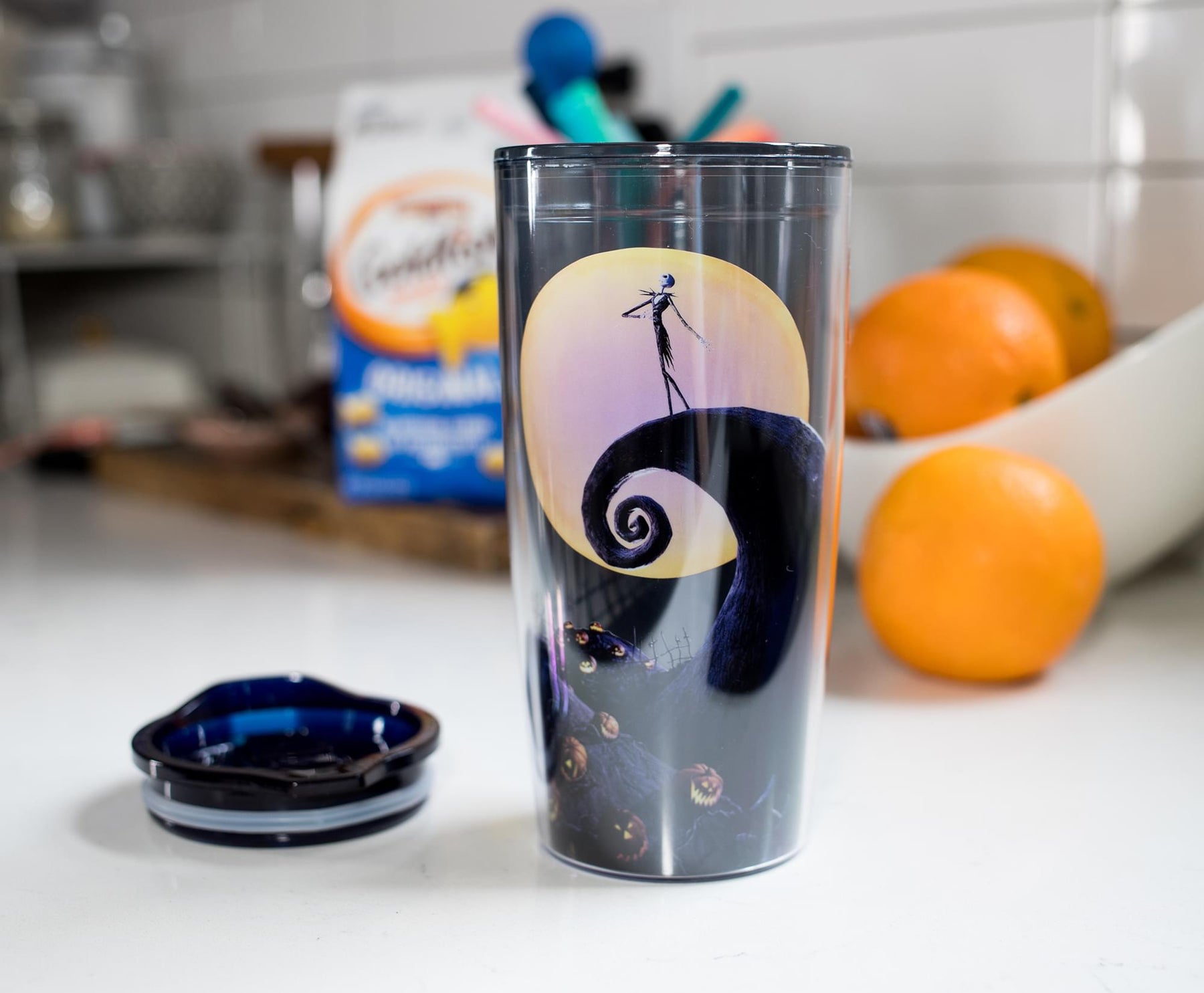 Disney Nightmare Before Christmas Jack Spiral Hill Travel Tumbler | 20 Ounces