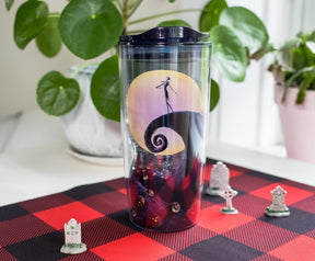 Disney Nightmare Before Christmas Jack Spiral Hill Travel Tumbler | 20 Ounces