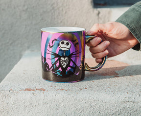 Disney The Nightmare Before Christmas Jack Skellington Electroplated Ceramic Mug