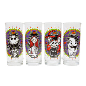 Disney The Nightmare Before Christmas Day of the Dead Tumbler Glasses | Set of 4