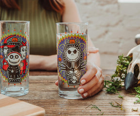 Disney The Nightmare Before Christmas Day of the Dead Tumbler Glasses | Set of 4