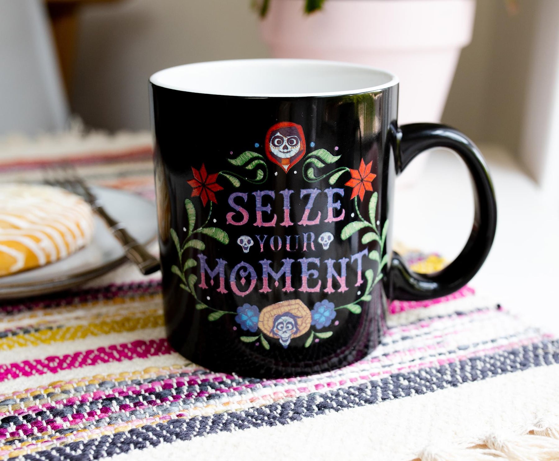 Disney Pixar Coco "Seize Your Moment" Ceramic Mug | Holds 20 Ounces